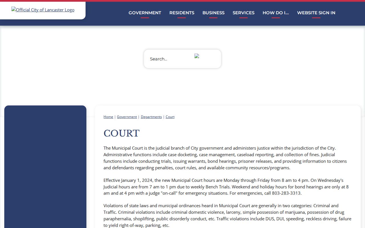 Lancaster County municipal bench warrant resolution instructions